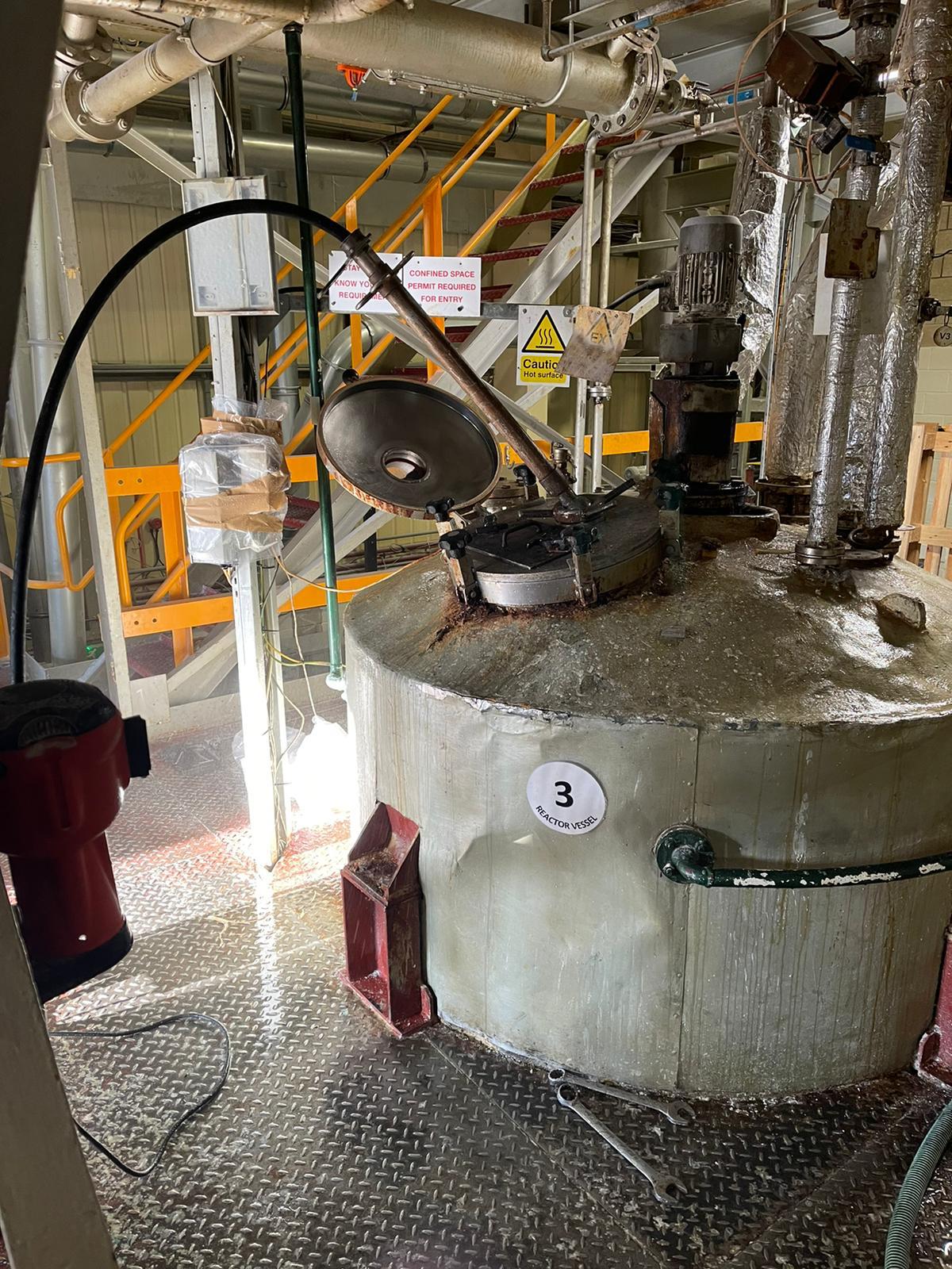 Cleaning an Industrial Tank