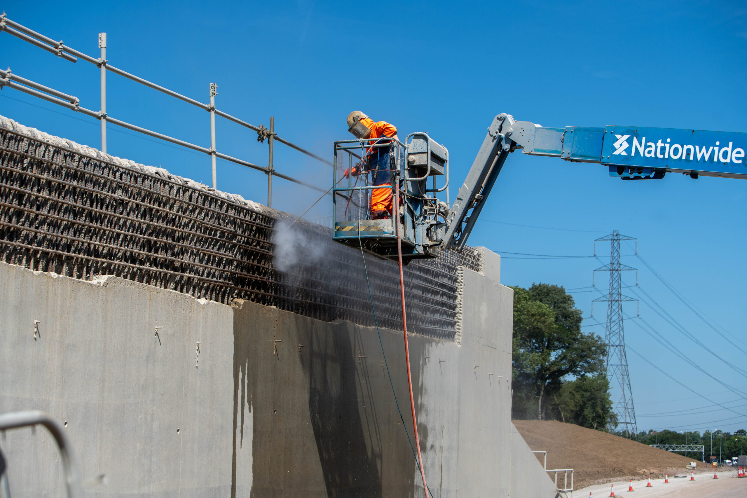 Hydrodemolition at Height