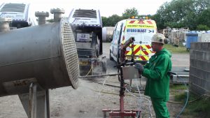 Unblocking a heat exchanger 