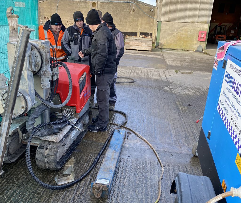 Hydroblast Hydrodemolition practical training